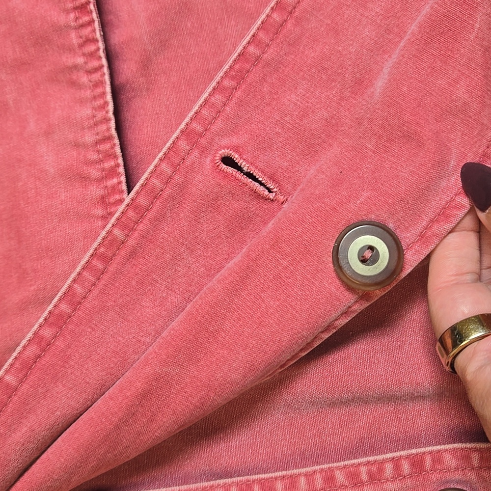 Eddie Bauer Vintage Canvas Barn Jacket Corduroy Streetwear Heritage Workwear - Picture 7 of 8